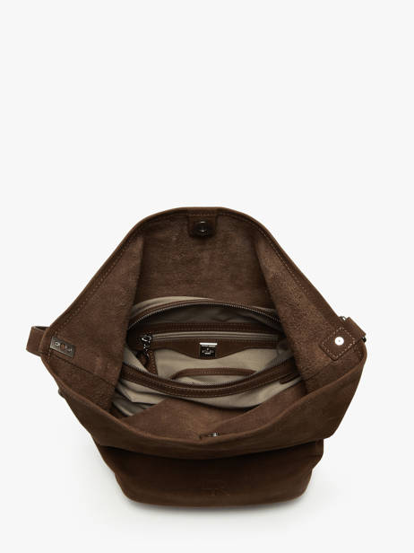 Sac Bandoulière Cavalier Nubuck Cuir Etrier Marron cavalier nubuck ECAN126M vue secondaire 6