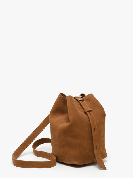 Sac Bandoulière Cavalier Nubuck Cuir Etrier Marron cavalier nubuck ECAN126S vue secondaire 5