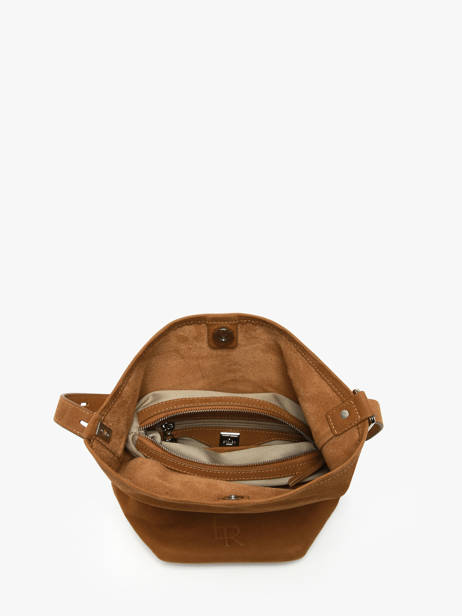 Sac Bandoulière Cavalier Nubuck Cuir Etrier Marron cavalier nubuck ECAN126S vue secondaire 6