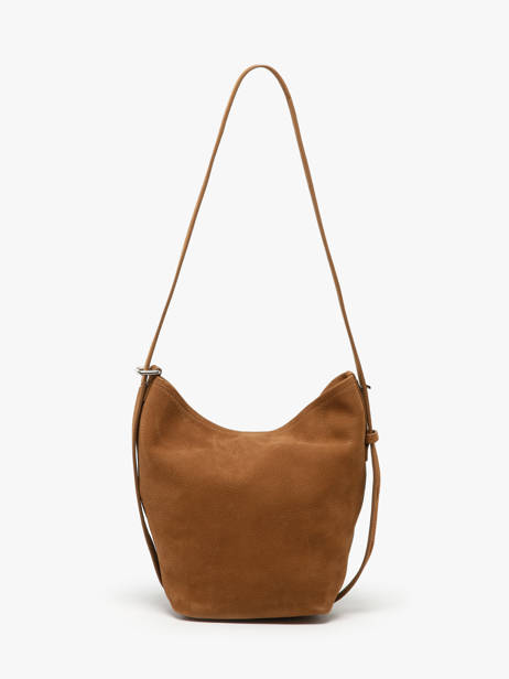 Sac Bandoulière Cavalier Nubuck Cuir Etrier Marron cavalier nubuck ECAN126S vue secondaire 7