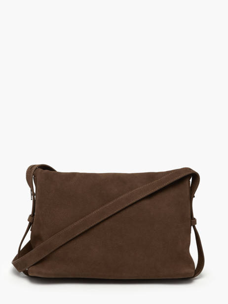 Sac Bandoulière Cavalier Nubuck Cuir Etrier Marron cavalier nubuck ECAN135M vue secondaire 4
