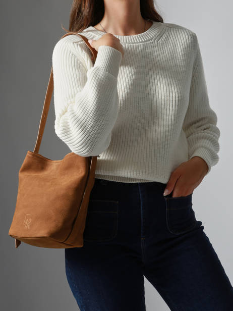 Sac Bandoulière Cavalier Nubuck Cuir Etrier Marron cavalier nubuck ECAN126S vue secondaire 1