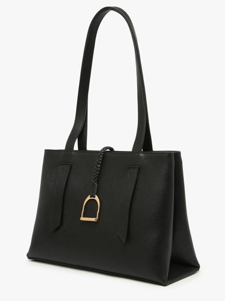 Shoulder Bag Torsade Leather Etrier Black torsade ETOS173L other view 1